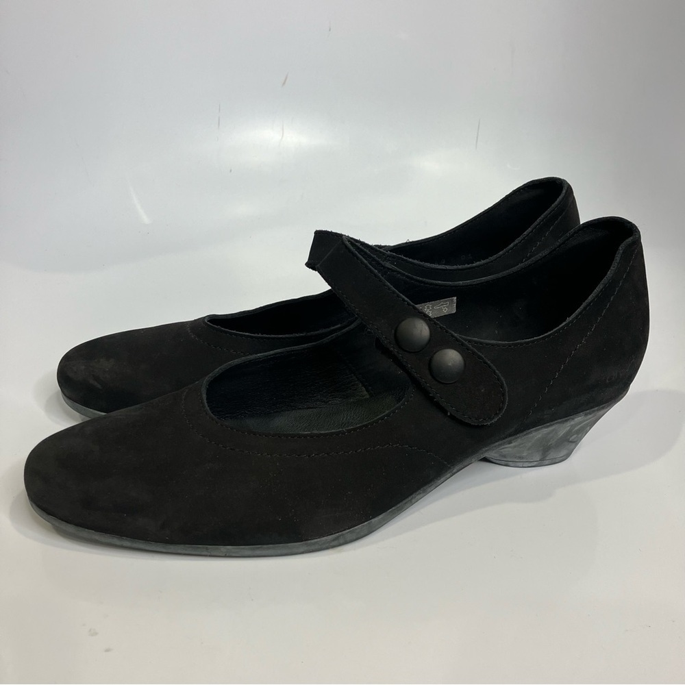 Arche black suede mary Jane pumps womens size 40 boho good quality comfort shoes